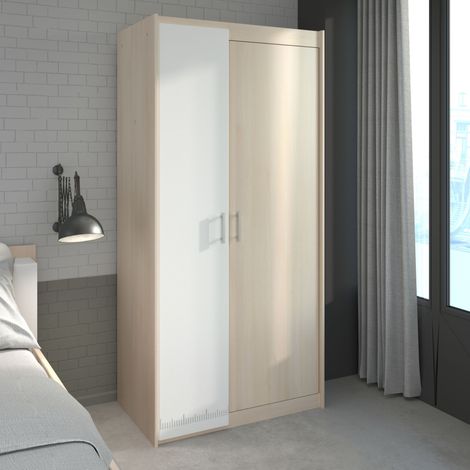 Armoire enfant 2 portes bicolore PIA (1/5)