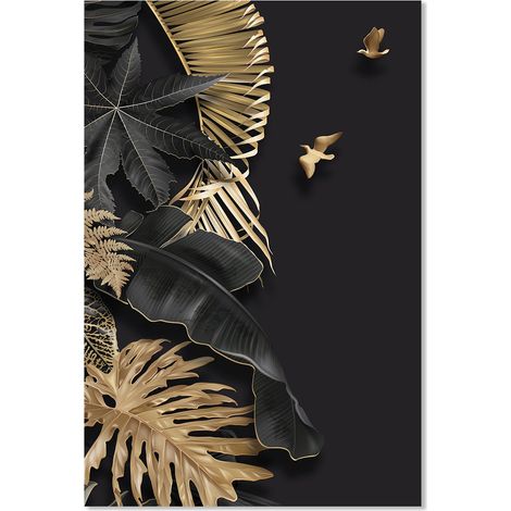 Affiche plantes et colombes - 40x60cm - made in France (1/5)