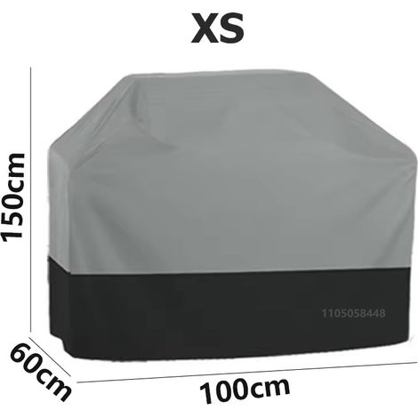ZE Waterproof Outdoor BBQ Cover 210T Fabric Cover for Weber Gas Charcoal Electric Grills Heavy Duty Furniture (1/5)