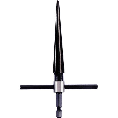 Alésoir conique manuel 3-13 mm, poignée en T, outil de coupe à chanfreiner conique cannelé-12.7X8.5CM-Black (1/4)