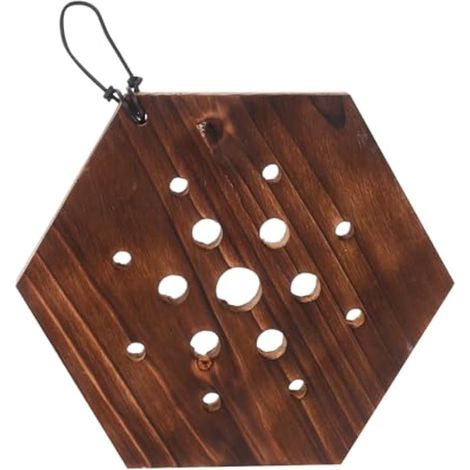 Panneau de fixation en bois rustique en forme de fougère corne de cerf pour décoration murale de jardin vertical intérieur (1/5)