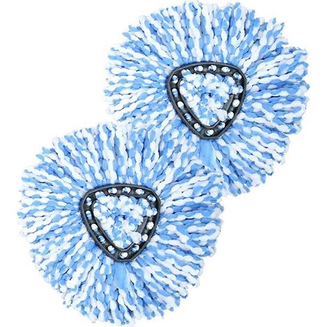 Lot de 2 têtes de rechange pour balai, nettoyage en profondeur (1/5)