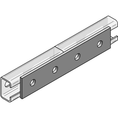 Flachverbinder 4-Lo., für C-Profil 35, Stex 35 Lochung 10,5 mm
