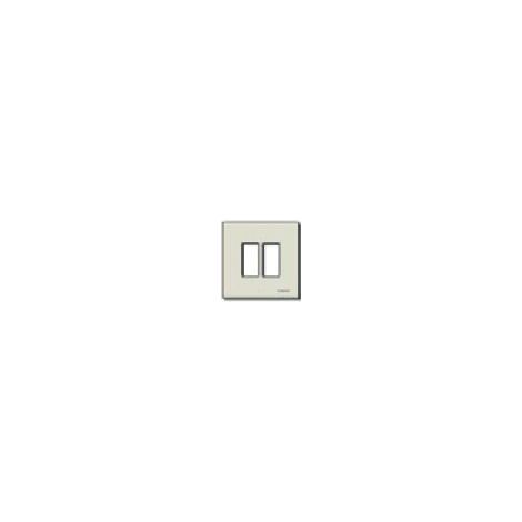 VIMAR - 08606 Placca 2M allum. scatto oro