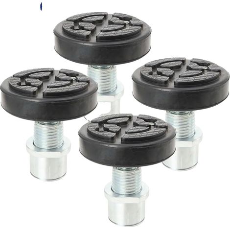 Tamponi in gomma per sollevatori per auto, Materiale: Gomma e acciaio 45, Dimensioni: 14 cm x 12 cm, Compatibilità: Adatto a sollevatori per auto a 2 colonne, Prestazioni: Migliora la stabilità, Insta (1/5)