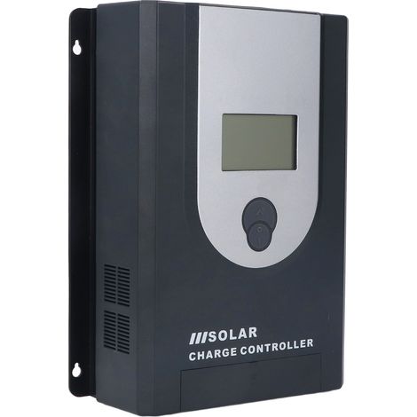 Régulateur de charge solaire MPPT 60A, contrôleur photovoltaïque DC12V/24V, tension PV max 100V, MPJ60-60A, gestionnaire de batterie pour panneaux solaires (1/5)