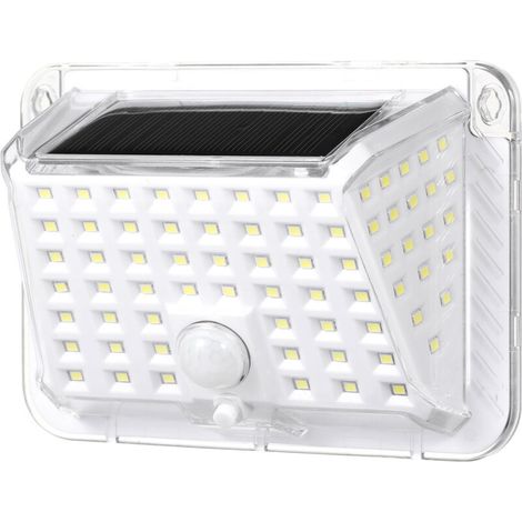 Applique solaire extérieure 90 LED à détecteur de mouvement, 3 modes, IP65, batterie 1200 mAh intégrée – DELKEVIC (1/5)