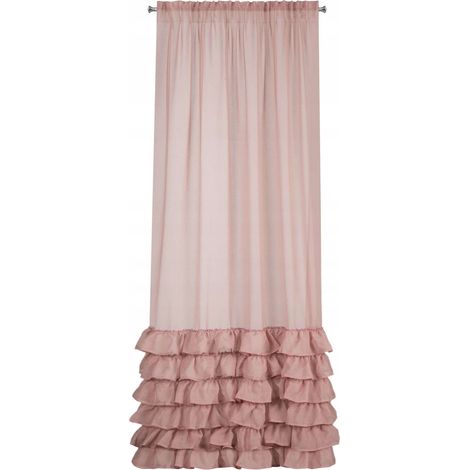 Rideau classique en polyester 140 cm x 250 cm, 1 pièce. (1/5)