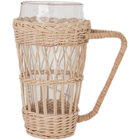 pièce (sans verre) Ensemble de verres, porte-gobelets tissés, housses pour canettes de bière