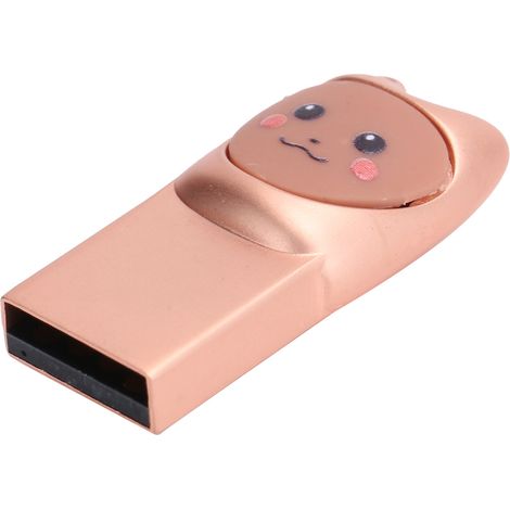 Clé USB 2.0 portable, transmission haute vitesse, clé mémoire mignonne, cadeau original, plug and play (128 Go) (1/5)