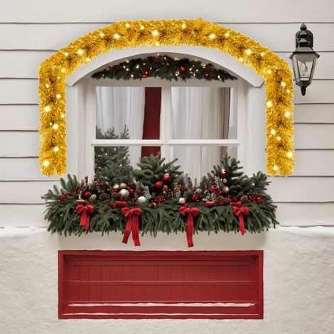 Guirlande de Noël avec lumières LED 10 m Doré (1/5)