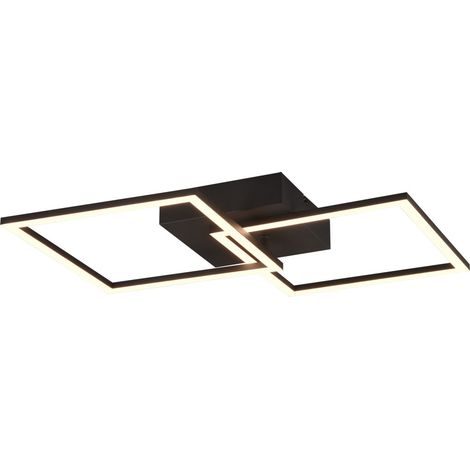 LED Deckenleuchte TRAIL Schwarz schwenkbare Module, Breite 60cm (1/3)