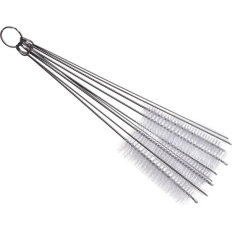 Bottle Brush - 10 Pièces Brosses À Tube En Nylon Pour Bouteilles, Bouilloires, Théières Et Tubes Étroits (1/5)