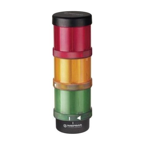 Werma Signaltechnik Columna de señalización LED roja