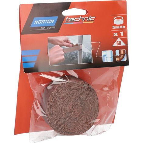 Rullo abrasivo per legno Norton 5000x50mm grana 60 (1 pz) NORTON (1/2)