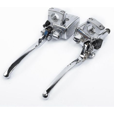 1 paire de leviers d'embrayage et de maître-cylindre de frein pour moto Suzuki Intruder 800 1400 1500-- (1/5)