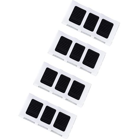 Lot de 4 filtres à air de rechange pour réfrigérateur Paultra2, à charbon actif, purificateur d'air haute efficacité. (1/5)