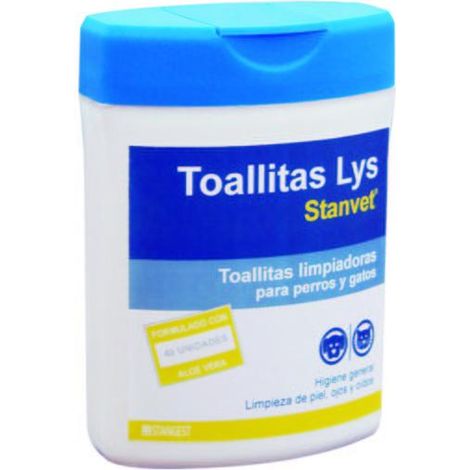 STANGEST TOALLITAS LYS HIGIENE PIEL OJOS OIDOS 40UDS (1/2)
