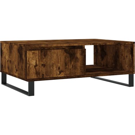 Maison Exclusive - Couchtisch Räuchereiche 90x60x35 cm Holzwerkst