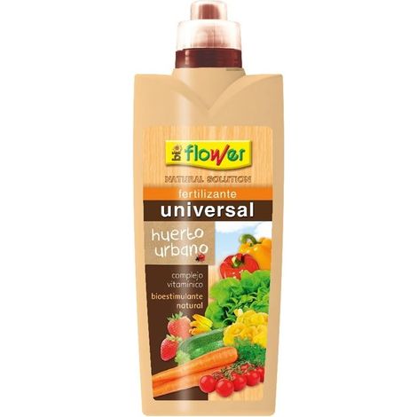 BIOFLOWER Fertilizante Universal Huerto Urbano Humus 1 Litro