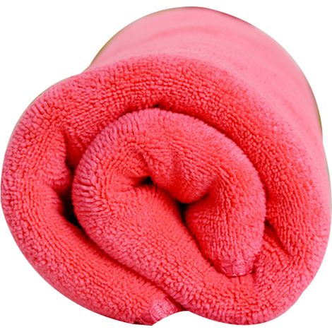 1 Serviette cheveux microfibre, séchage rapide, ultra-absorbante, sans friction, tous types de cheveux (1/5)