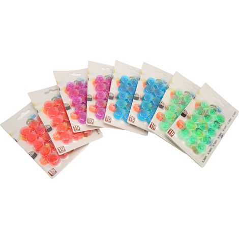 120 Bobines de Fil Multicolores Assorties en Plastique Transparent Souple et Résistant pour Machine à Coudre et Travaux Manuels (1/5)