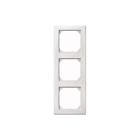 MERTEN 462319 PLAQUE DE FINITION M-SMART, 3 POSTES, BLANC MAT