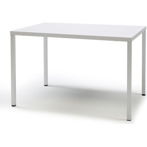 Table de jardin, Table de jardin métal 4 places Summer Blanc en Metal, Scab design (1/3)