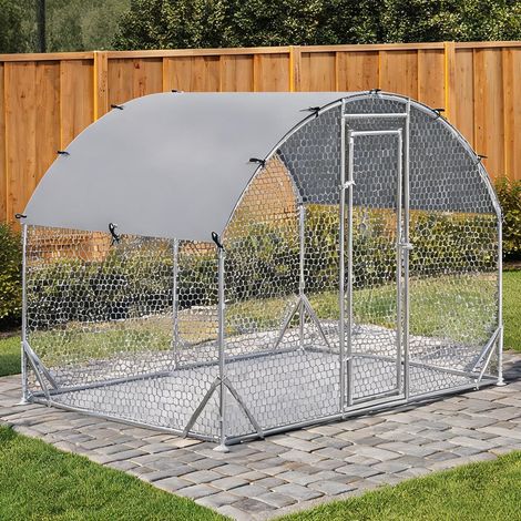 SunJet Poulailler, abri pour poules, Enclos galvanisé 5,32 m² - Réf. RJPAW4ZGSSWE (1/5)
