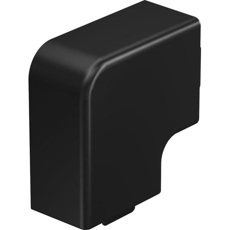 OBO Bettermann Capot d'angle plat 25x40 polychlorure de vinyle noir foncé RAL 9005, 6191790