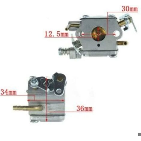 Carburateur - Pour Tronçonneuse Electrique - Compatible Zenoah G2500 Et Scheppach CSP2540 - 25 CC - Référence 848C128100 (1/5)