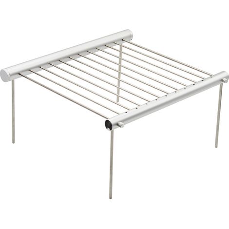 Barbecue de camping portable au charbon de bois mini barbecue démontable en acier inoxydable chromé pour pique-niques camping barbecue trekking voyage plein air montage et démontage faciles