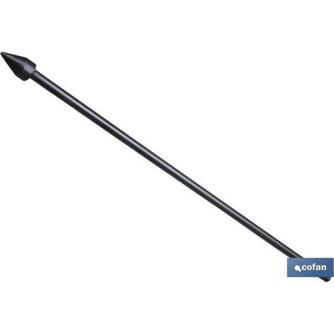 Plantoir rond 50 x 1280 mm avec manche métallique