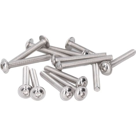Lot de 50 vis à tête cylindrique creuse en acier inoxydable A2-70, M6x40 mm (1/5)
