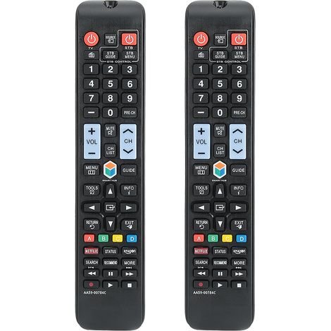 Télécommande Universelle Samsung avec Grands Boutons, 2 Pièces pour Télévision A59-00784C (1/5)