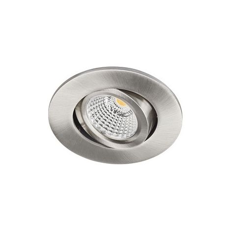 DL-ISO Encastré IP20 recouvrable nickel LED intég. 8W 65° 3000K 800lm ARIC 50633 (1/4)