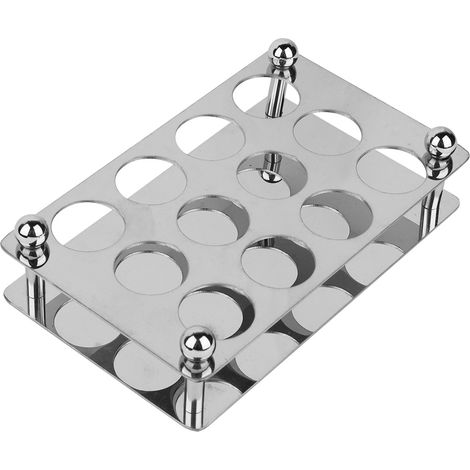 Porte-verres à vin 12 trous, support mural pour verres à pied, séchoir et rangement pour verres en verre. (1/5)