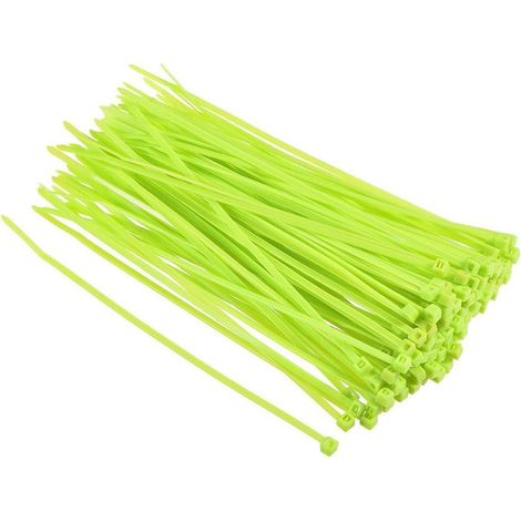 Lot de 100 Attaches de Câble en Nylon Noir, Serre-câbles Plastique Autobloquants Haute Résistance pour la Gestion des Câbles à la Maison, au Bureau et dans le Jardin（1.9mmx200mm） (1/5)
