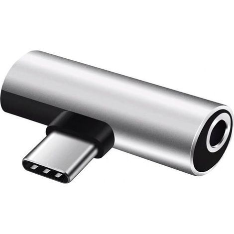 Adaptateur USB C vers prise jack 3,5 mm 2 en 1 pour casque de type C vers prise auxiliaire (1/5)