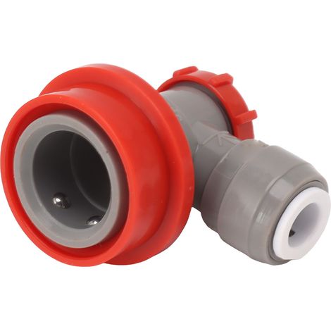 Adaptateur de connexion rapide à double serrage 5/16 po, raccord à pression, verrouillage à bille, déconnexion rapide (1/5)