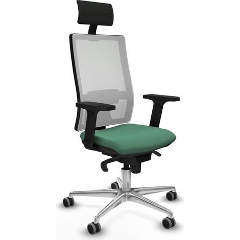 Piqueras y Crespo Horna chaise de bureau vert émeraude (1/3)