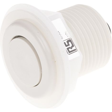 Interrupteur pneumatique RS PRO A soufflets Blanc, Diam: 50mm, L.42.5mm ( Prix pour 1 )