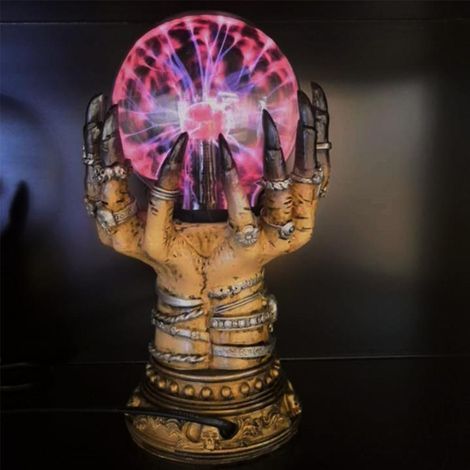 Boule de cristal d'Halloween, boule de cristal céleste de sorcière, boule de cristal scintillante pour décoration d'Halloween (1/4)