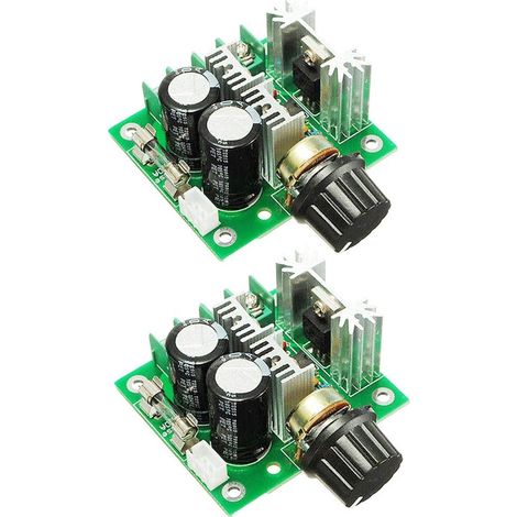 2pcs 12V - 40V 10A PWM DC motor voltage regulator speed control switch regulator for