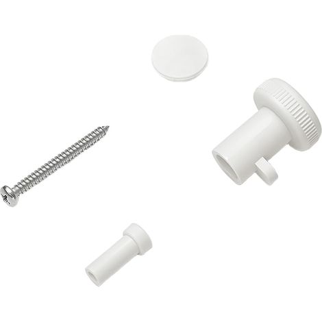 Plastic sliding door, nylon fiber for door (White) (1/5)