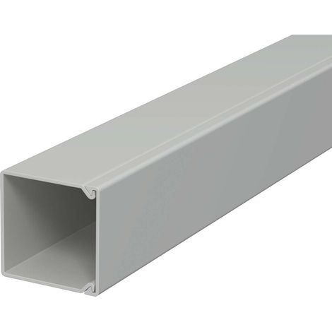 OBO Bettermann Vertr Wand+Deckenkanal m.Obert. 25x25mm,PVC WDK25025GR 2 Stk