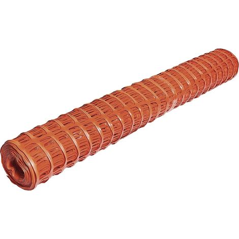 Barrière de signalisation et balisage plastique Orange 1Mx50ml - Medid - 50/1 (1/2)