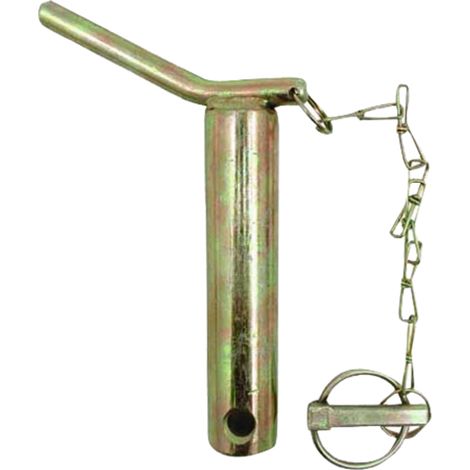 Pasador de enlace superior cat. 2, diámetro 25 mm, longitud 143 mm con cadena 12864 (1/2)
