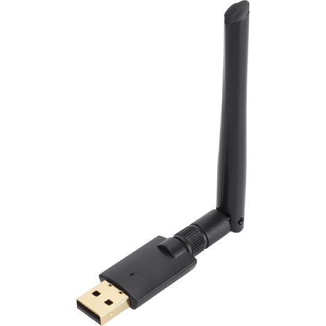 Adaptateur Bluetooth USB Plug and Play Bluetooth 5.1, portée de 200 m (656,2 pi), émetteur-récepteur Bluetooth avec antenne pour Windows 7, 8.1, 10 et 11 (1/5)