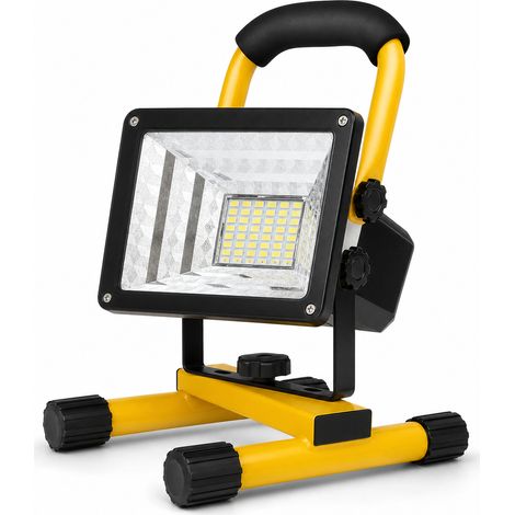 100W Portable Rechargeable LED Floodlight for Camping 26 cm